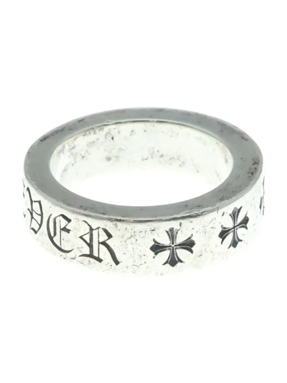 Chrome Hearts Spacer Forever Ring Silver